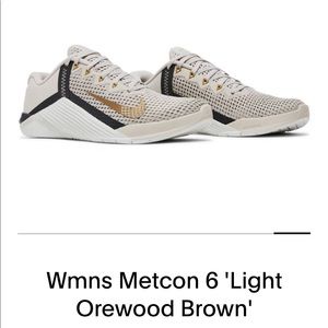 ❌SOLD❌Wmns Metcon 6 ‘Lightbrown Orewood Brown’ Size 10